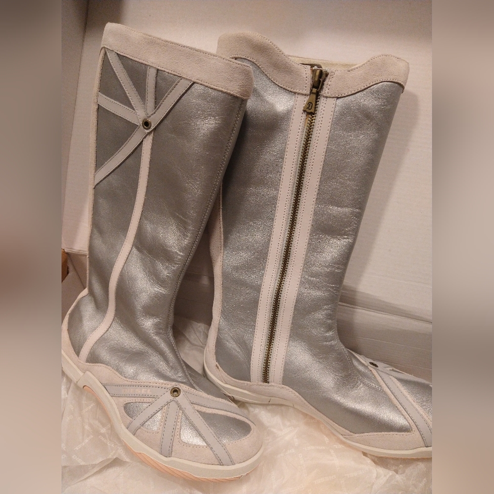 Diesel Run To Boots Silver